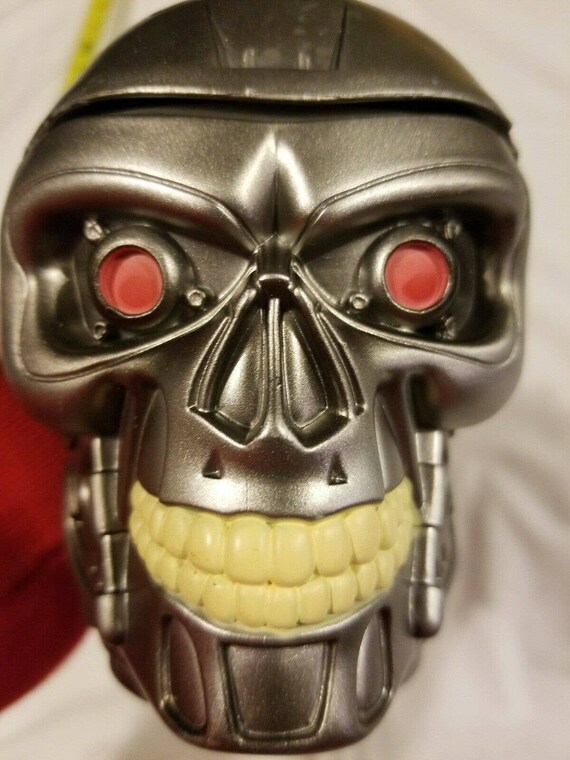 Terminator 3d Plastic Lidded Cup T 1000 Universal Studios Etsy