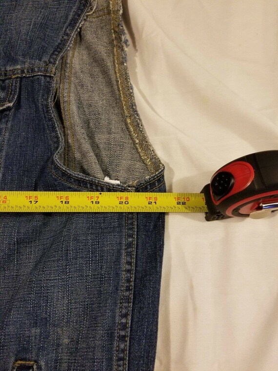 Denim Jean Jacket Vest Adult 