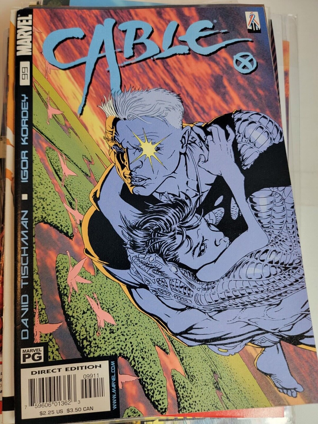Comic Book Marvel Comics X-men Cable 99 - Etsy