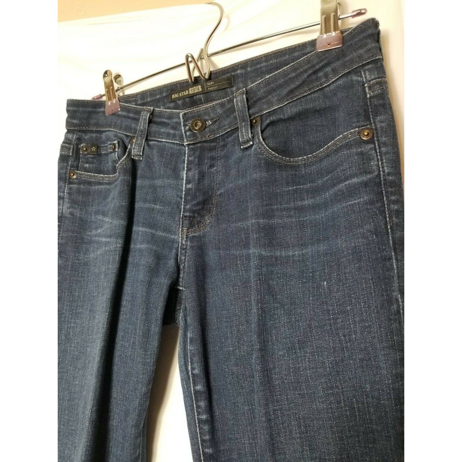 Big Star 1974 Womens Jeans 27L Remy Bootcut Blue Denin Pants | Etsy