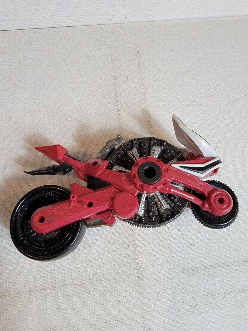 Power Rangers Red Ranger Motorcycle Toy for Action Figures SCG Etsy