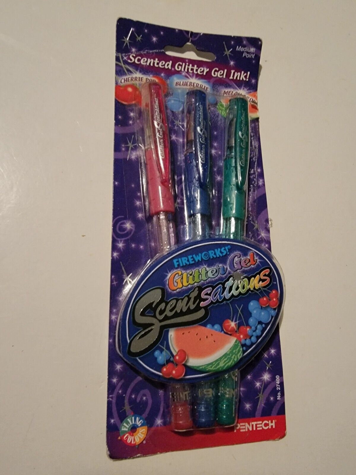 2000 Vintage Jelly Gel Pens *Rare Journaling New Fireworks Classic Pentech*