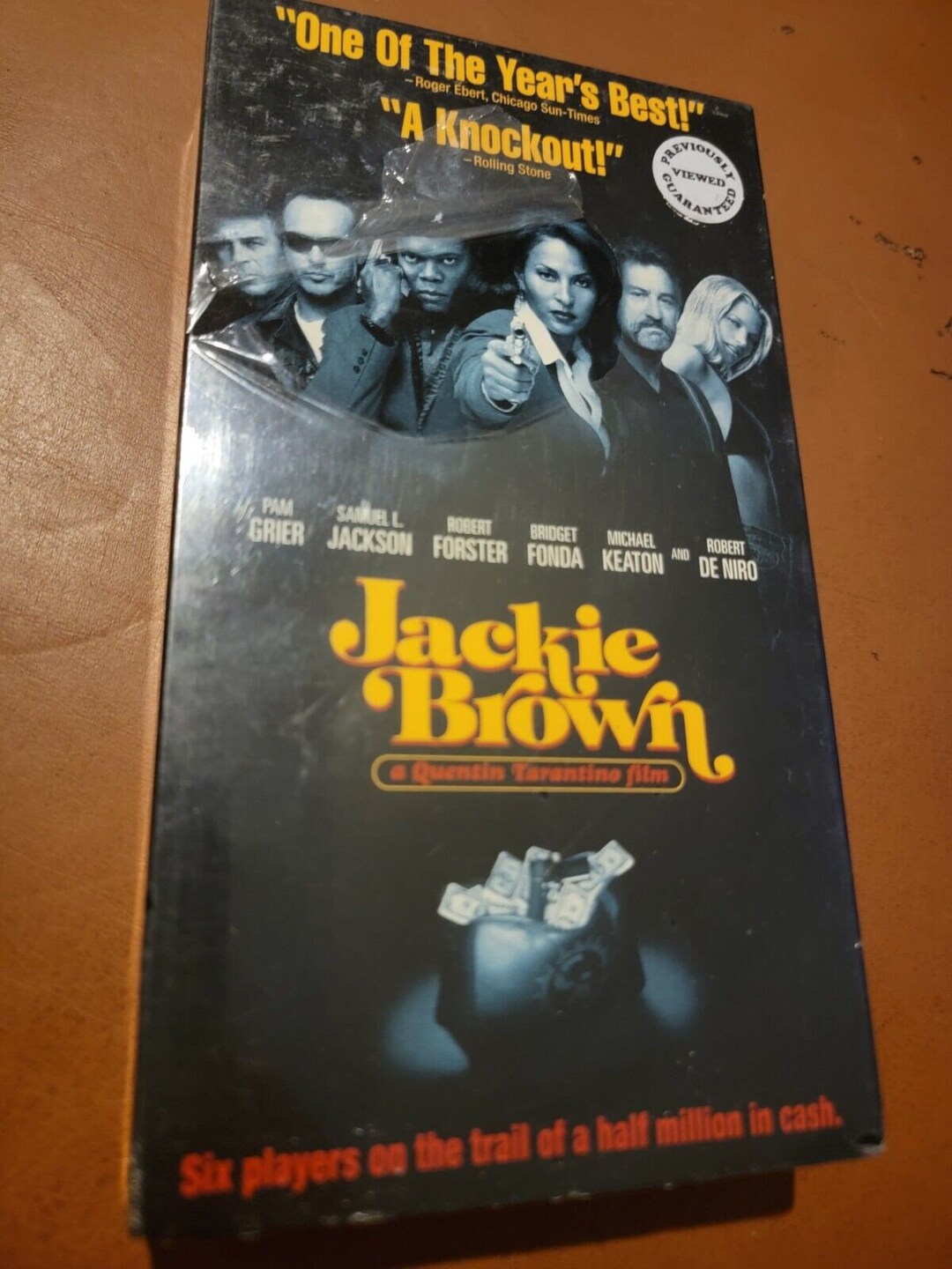 Jackie Brown NIP New Original 1997 VHS Tape Samuel L Jackson Tarantino 