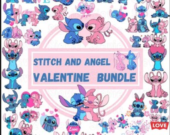 Oltre 440 file di bundle a strati Lilo e Stitch/clipart, Cricut, silhouette, file di taglio vettoriale/lilo e Stitch clipart png/oltre 110 design unici