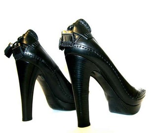 Vintage Celine Paris High Heels Pumps size 38