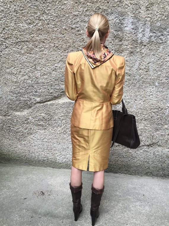 Vintage 90s Kenzo silk suit silk ensemble trend s… - image 6