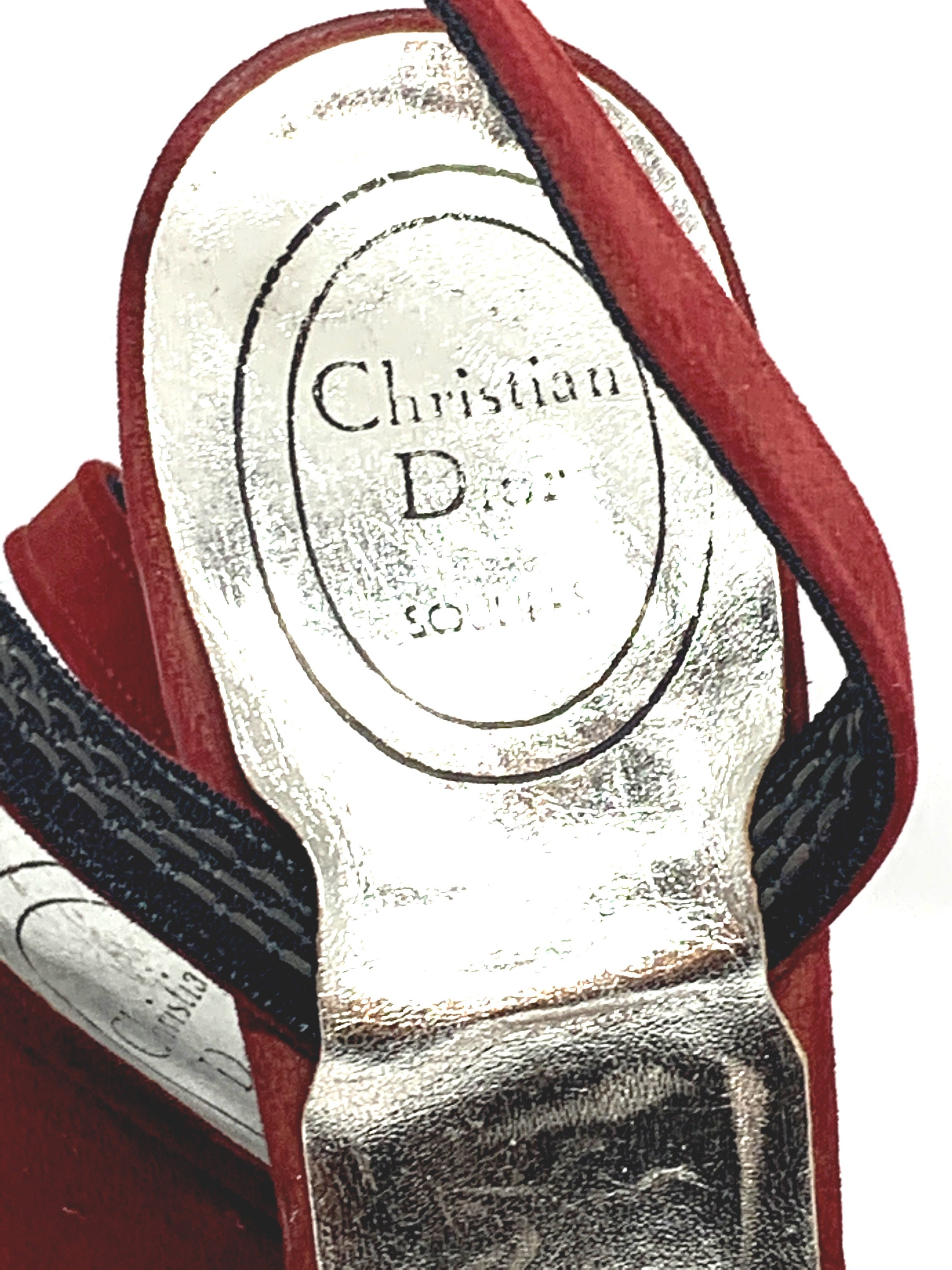 Vintage 60s Princess Slingback Heels by Chrisitian Dior