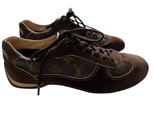 LOUIS VUITTON Monogram Sneakers Shoes Size 8 Authentic Men Used from Japan