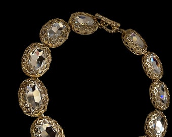 Christian Dior chocker necklace necklace with elaborately cut crystals