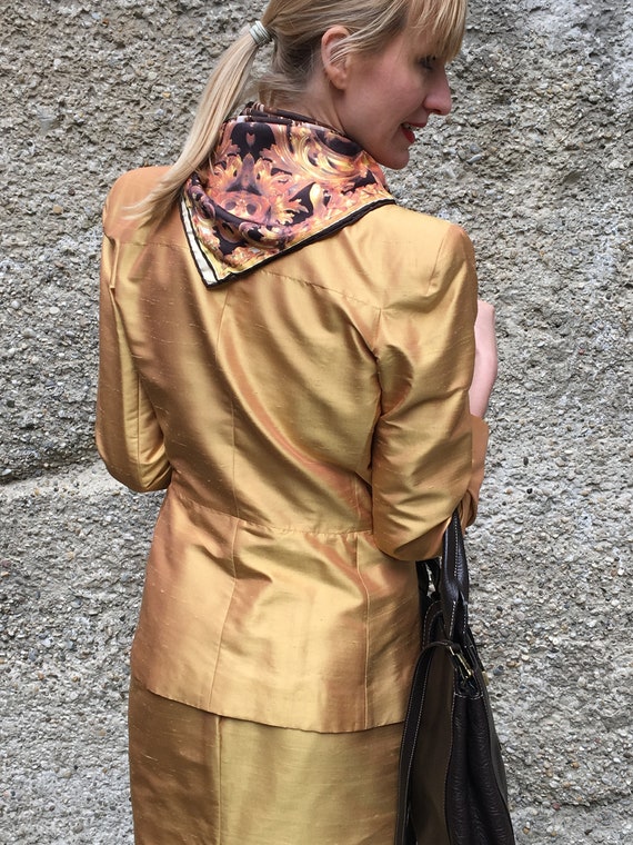 Vintage 90s Kenzo silk suit silk ensemble trend s… - image 7