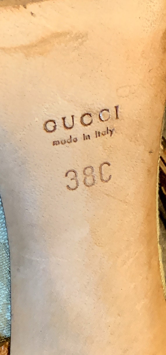 Vintage Gucci Guccissima GG Monogram Sandals Tom … - image 9