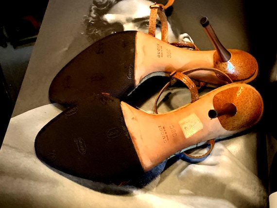 Vintage Gucci Guccissima GG Monogram Sandals Tom … - image 8
