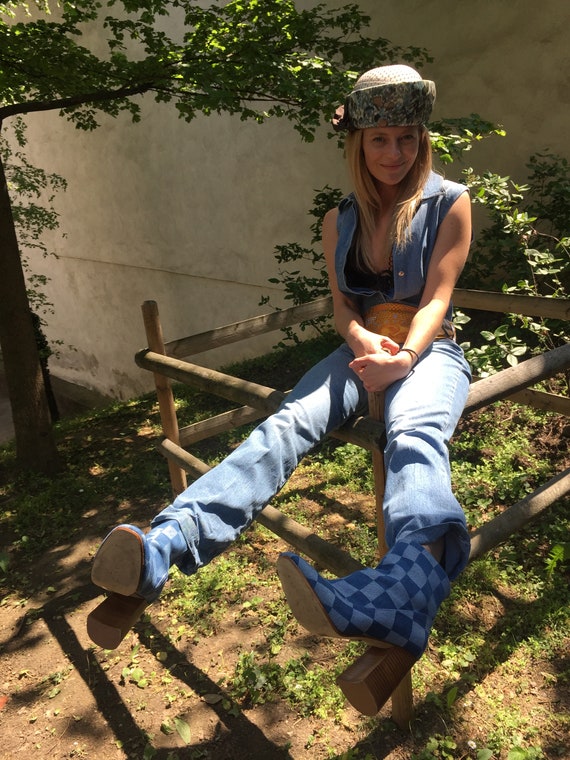 True Vintage Jeans Overall Denim Jumpsuit - image 4