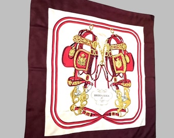 Vintage Hermès Brides de Gala Carrè silk scarf