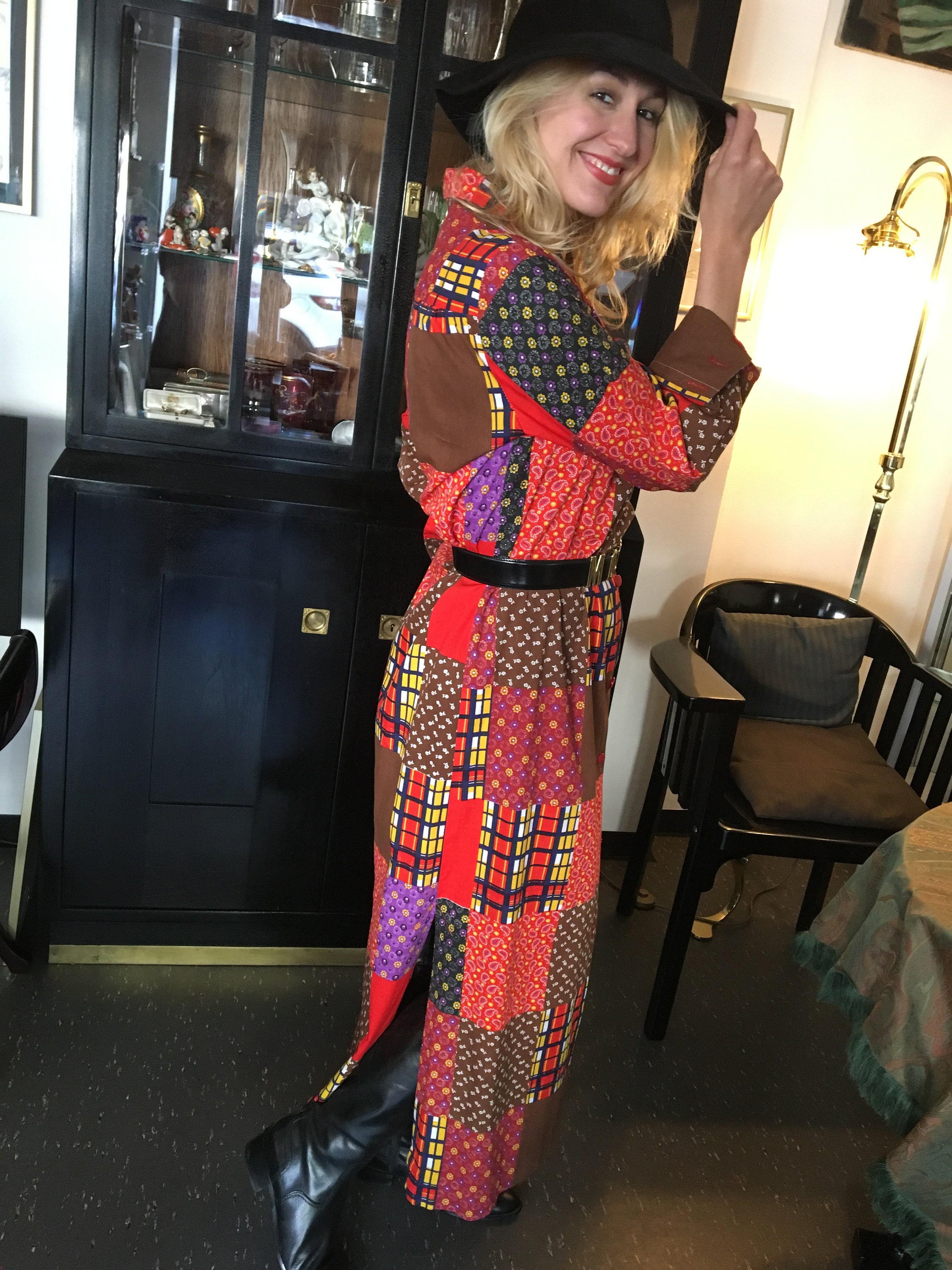 Vintage 70s Hippie Dress 70s Dress Boutique of California - Etsy