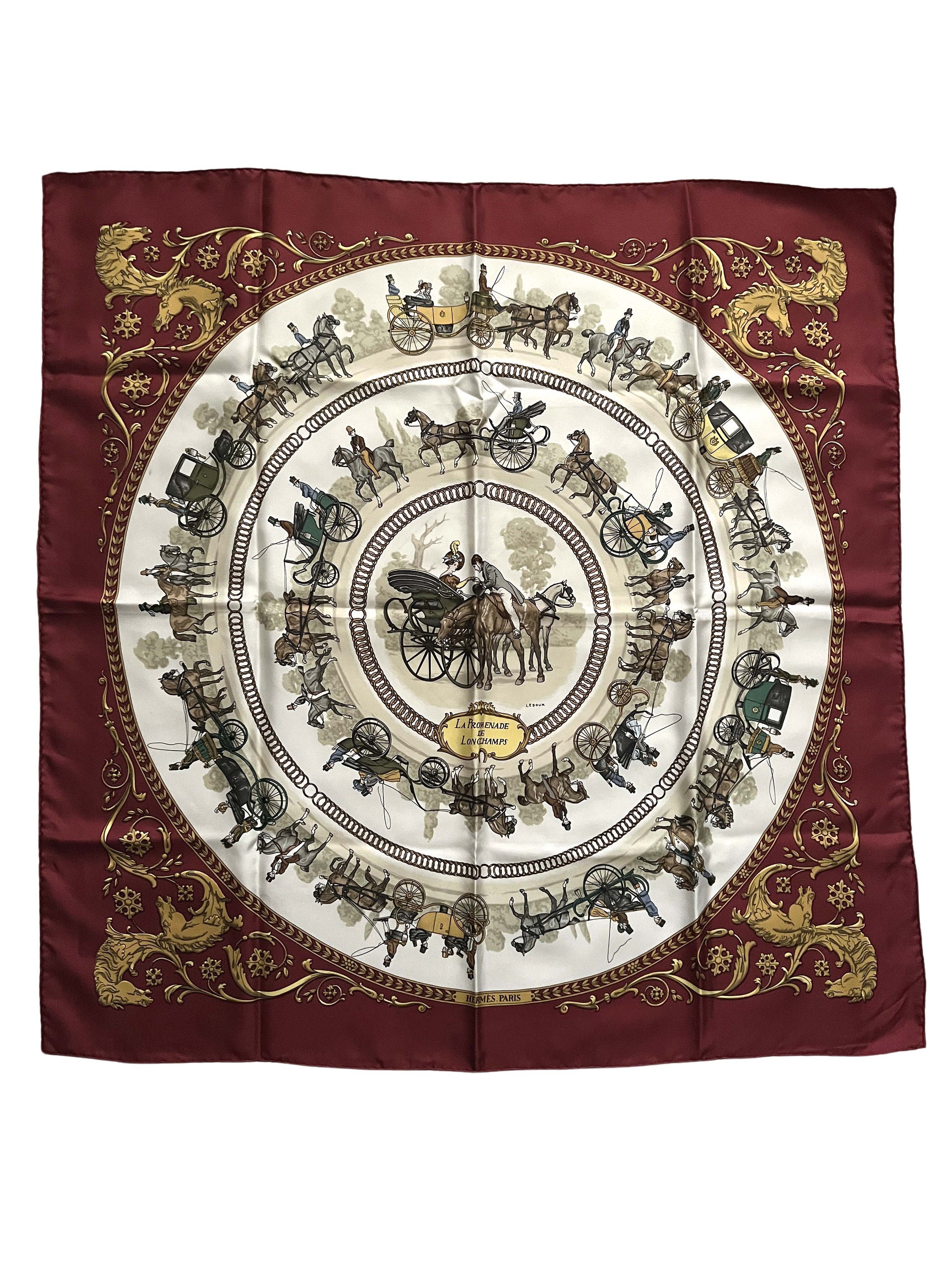 La Promenade de Longchamps Hermes Scarf - It's All Goode