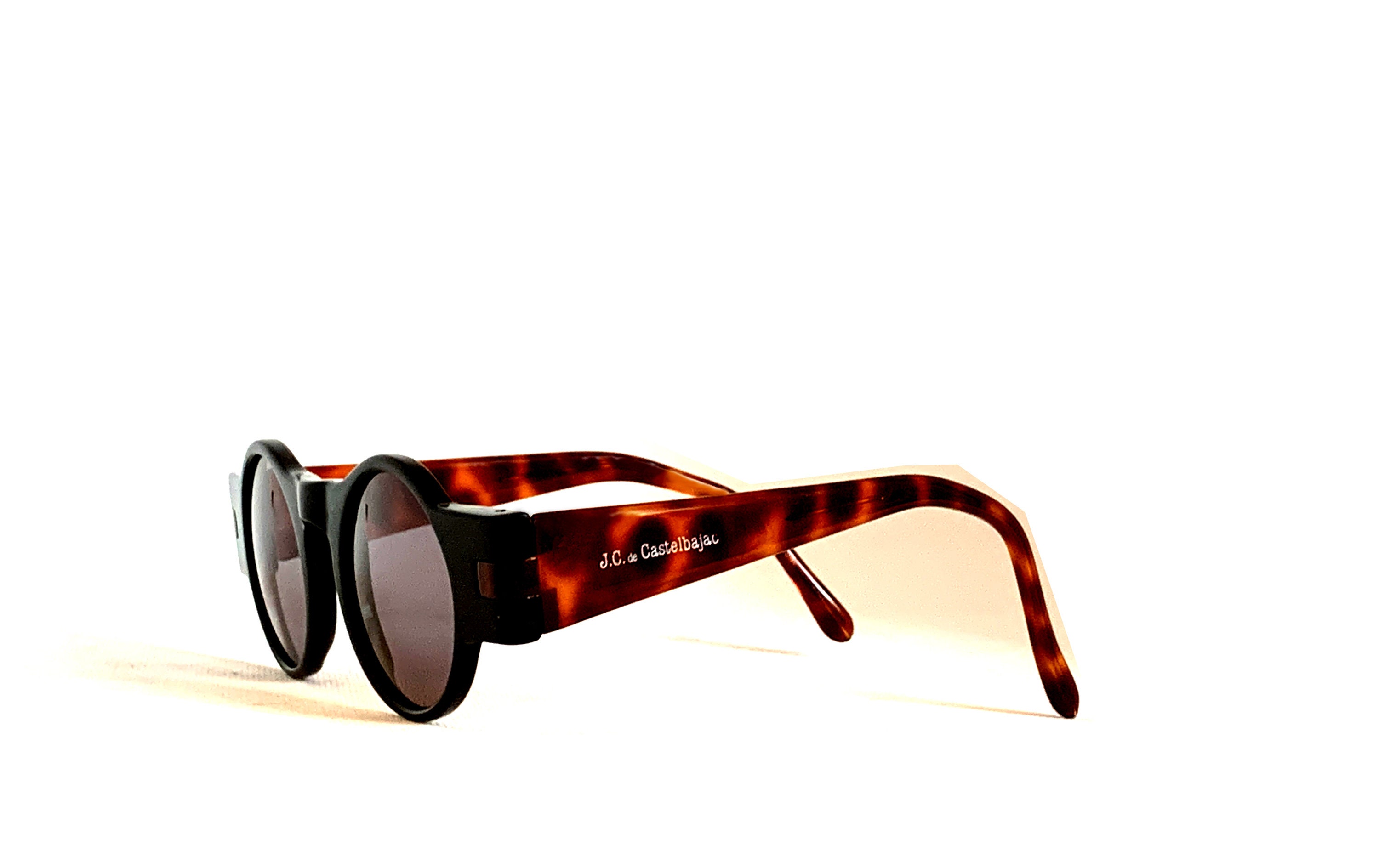 Jean-Charles de Castelbajac Tortoise Sunglasses Vintage 80s Sunglasses by Jean-charles De Castelbajac 14900  main image 4