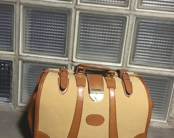 Vintage 60s weekender bag doctorbag Milano Italy