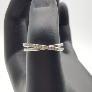 Women wedding band -Classic beautiful real diamonds two band ring 18K gold -
