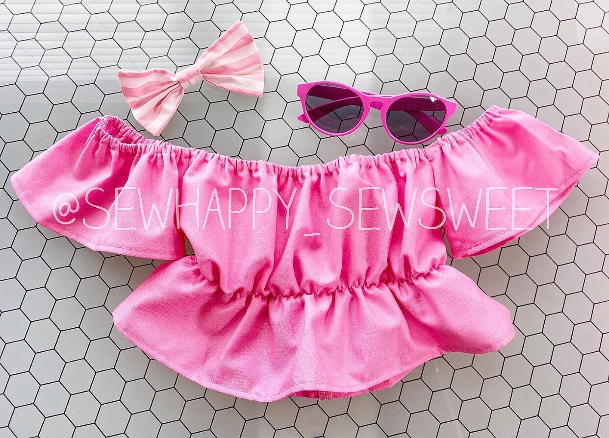 Off Shoulder Peplum inspired top - pls read description below to unde…