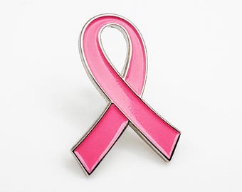 Brustkrebs Bewusstsein Pink Ribbon Charity Emaille Pin Abzeichen | Revers Brosche | Spende