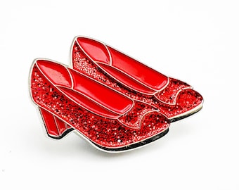 Dorothy Shoes Red Glitter Wizard of Oz Customised Shoes Etsy