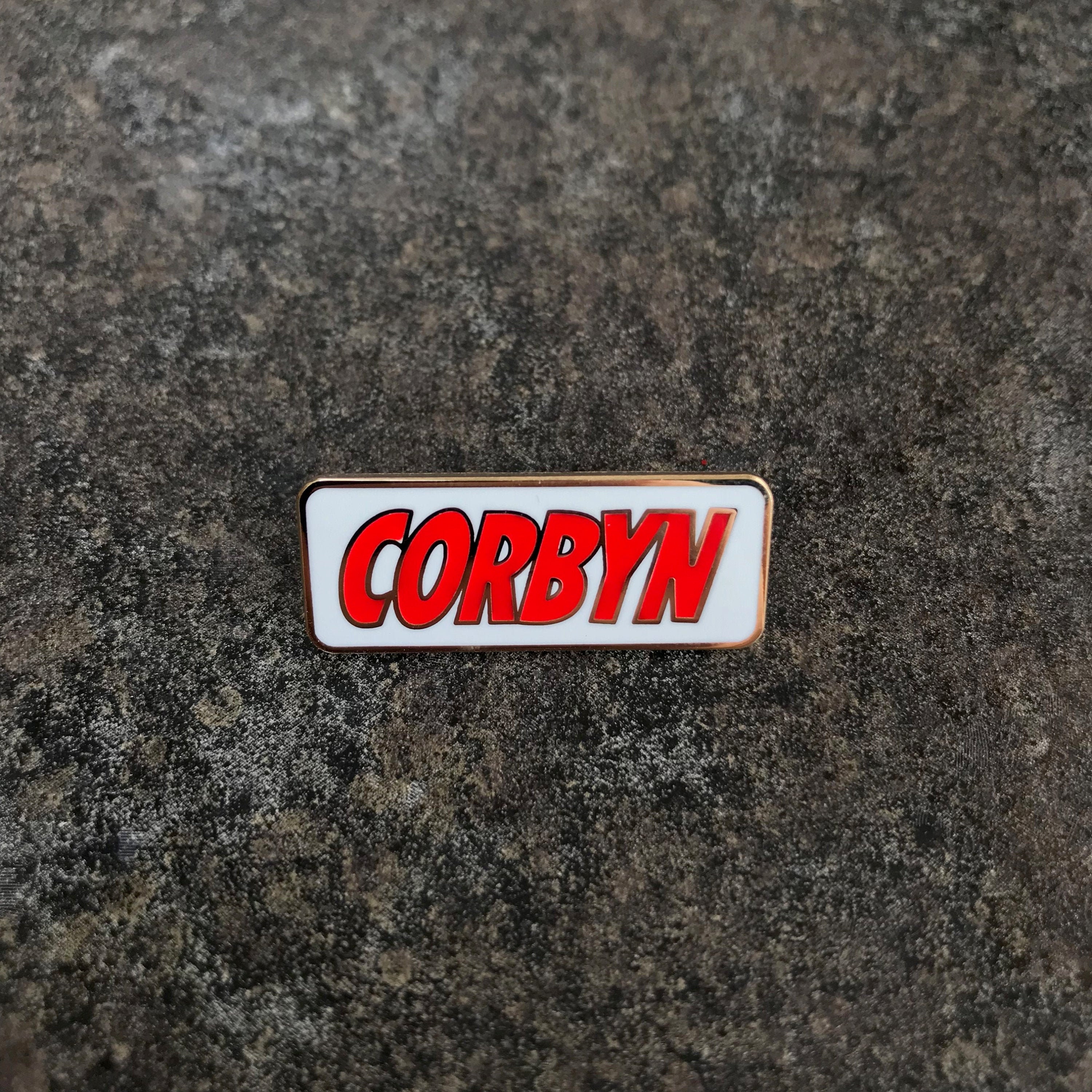 Jeremy Corbyn Labour Novelty Enamel Pin Badge | Labour Party Supporte…