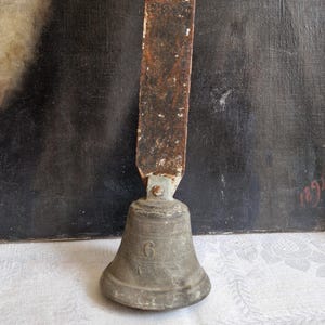 Antique bell no. 6 door bell original from France Shabby vintage