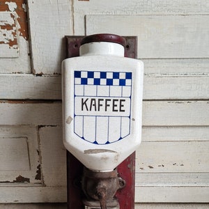 Antique coffee grinder coffee Lustucru Shabby vintage