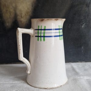 Antique jug Sarreguemines Digoin jug shabby vintage from France