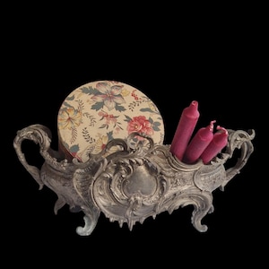 Antike Jardiniere Rocaille Pflanzgefäß Übertopf vintage Shabby french brocante