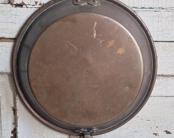 Antique copper pan bowl pan shabby vintage from France