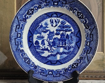Antiker Essteller Willow Société Ceramique de Maestricht Shabby vintage