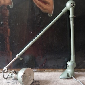 Old Jielde lamp table lamp hinge lamp shabby workshop industrial loft midcentury