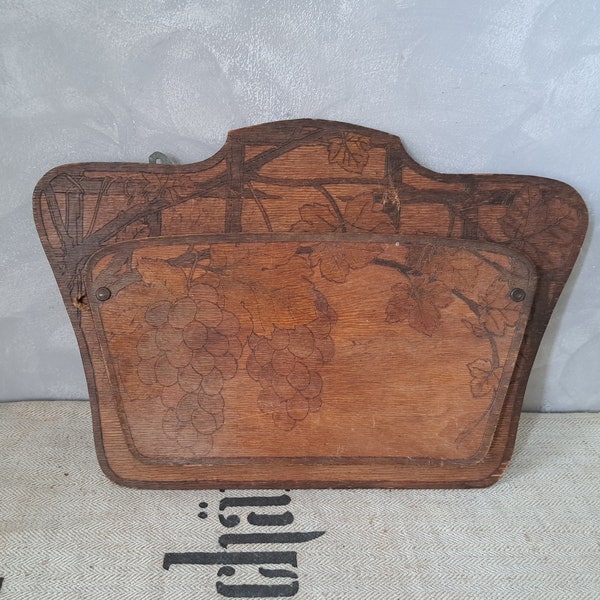 Antique Newspaper Holder Etsy