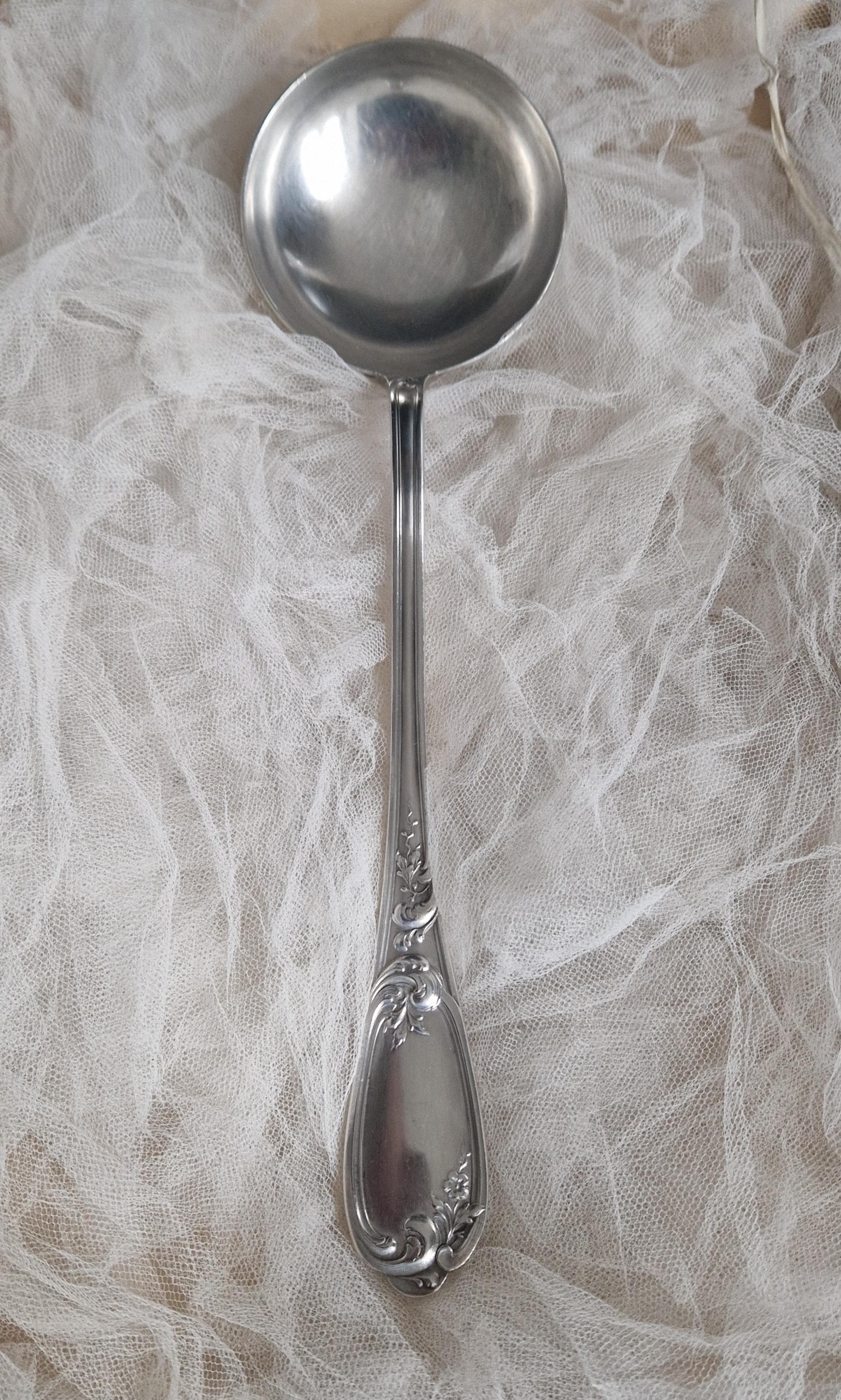 BOULENGER Louche Filets Métal argenté French goldsmith