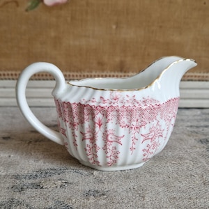 Antique milk jug porcelain from France Shabby vintage