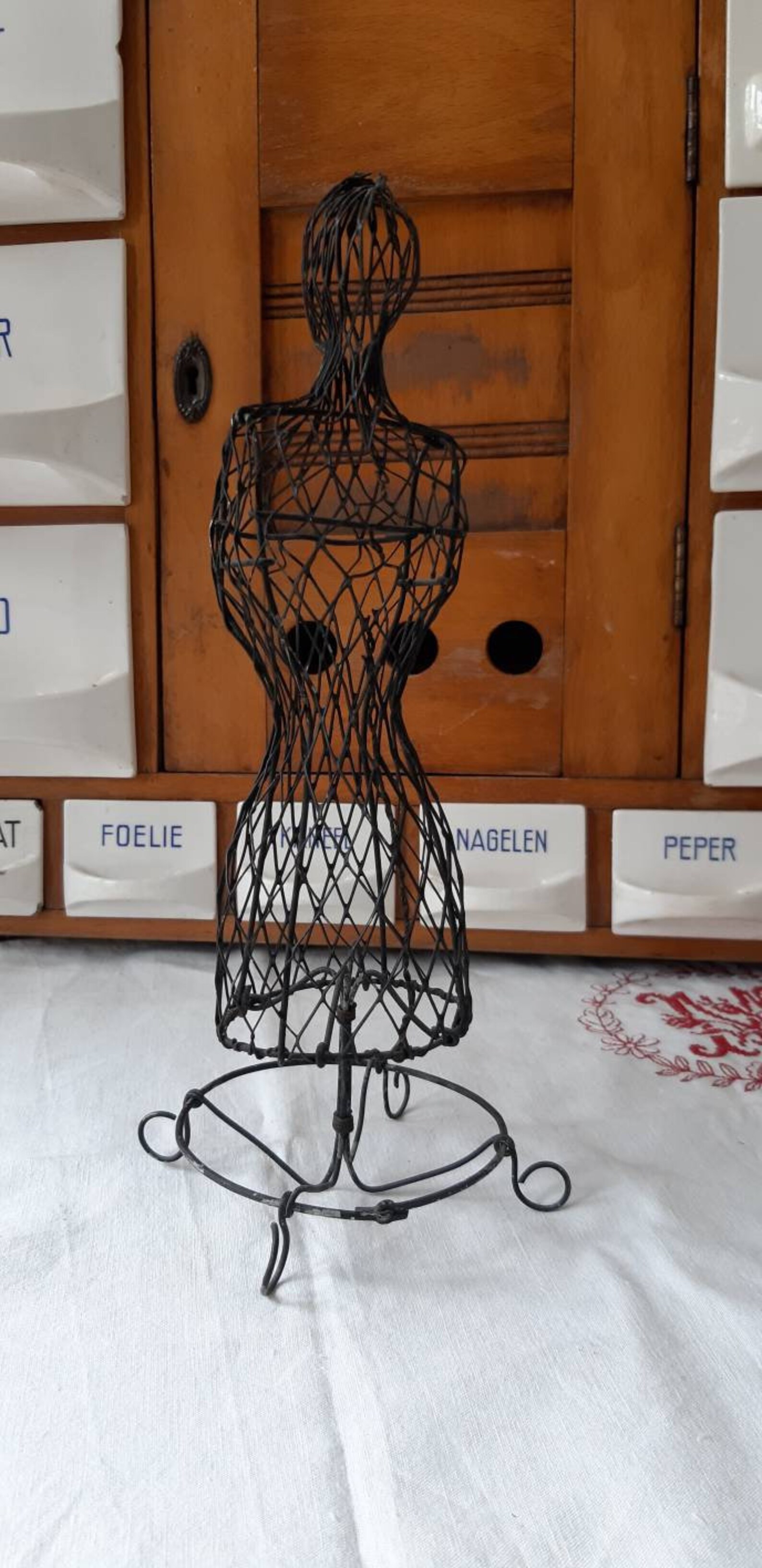 Antique jewelry doll wire puppet Mannequin fil de fer France Etsy