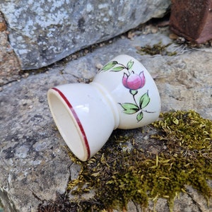 Antique egg holder egg cup from France Shabby vintage forme diabolo