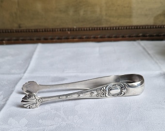 WMF sugar tongs Louis XVI shabby vintage antique