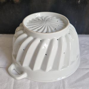Drip tray Bol sieve made of porcelain sieve from France Shabby rare