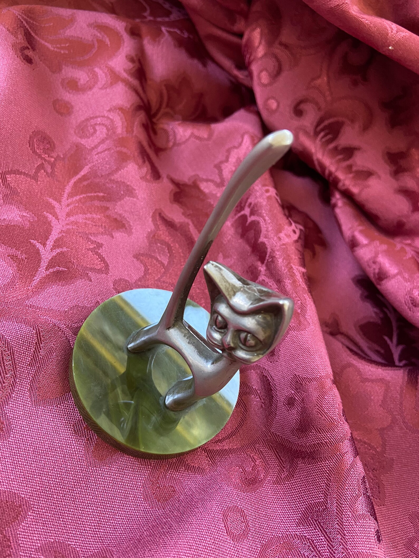 Vintage Seba Silver Plated Ring Holder Etsy