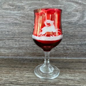 Stunning Ruby Red Bohemian Glass
