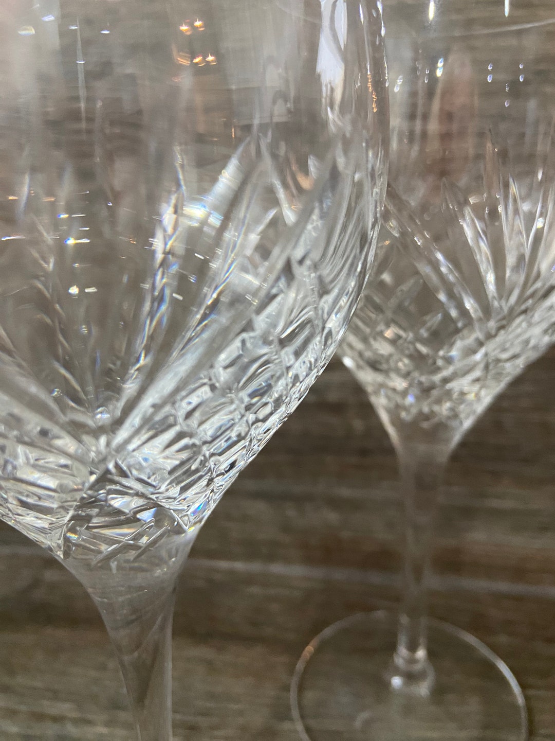 Rare Duo Royal Doulton Red Wine Glasses Etsy