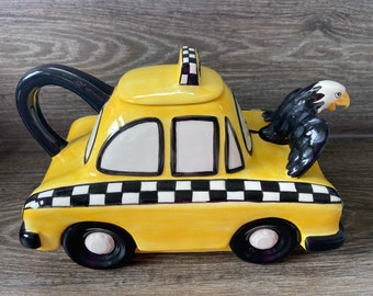 Novelty Teapot Jameson & Tailor  - New York Taxi - Strange Zoo Taxi