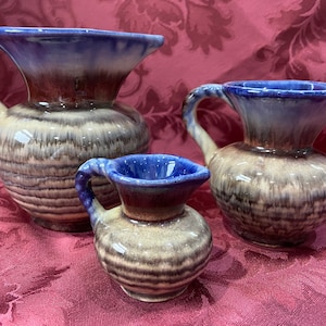 Pottery Trio German Jugs