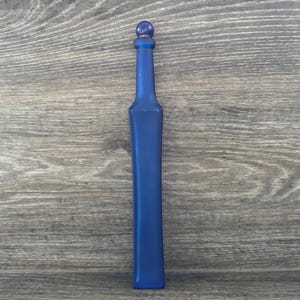 Vintage Cobalt Blue Glass Bottle