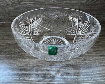 Vintage Crystal Bowl Edinburgh Lead Crystal Cut Glass Small Bowl