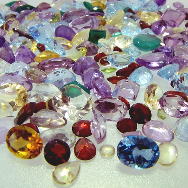 SALE 100 Carats Mixed Loose Gemstones Natural Gemstones Mix | Etsy