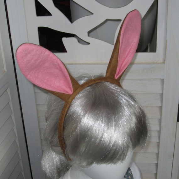 Cerchietto Orecchie Da Coniglio Pasquale - Fascia Elastica Morbida Per Bambini E Adulti